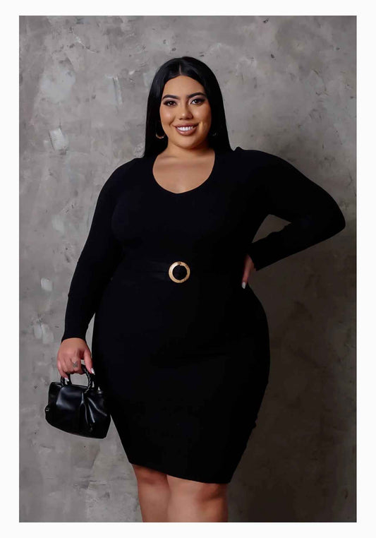 Infamous Plus Size Mini Dress