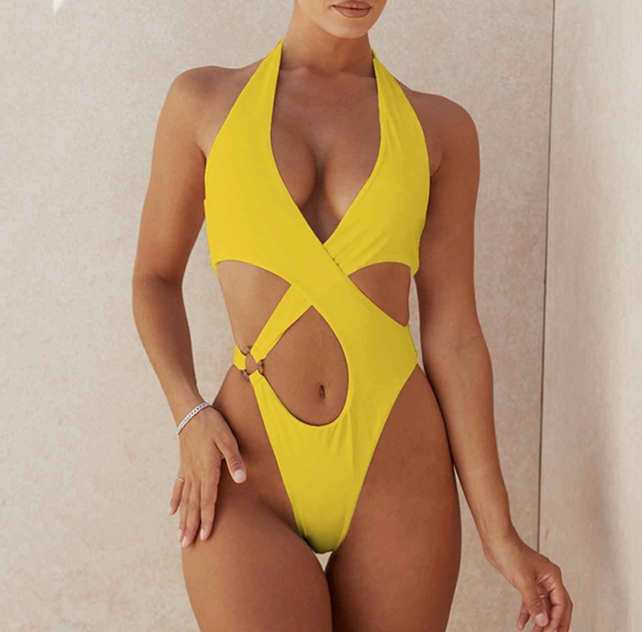 Sexy Cut-out One-piece Swimsuit