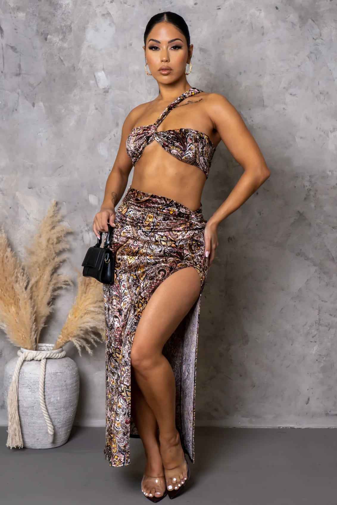 Sexy Top and Skirt Set