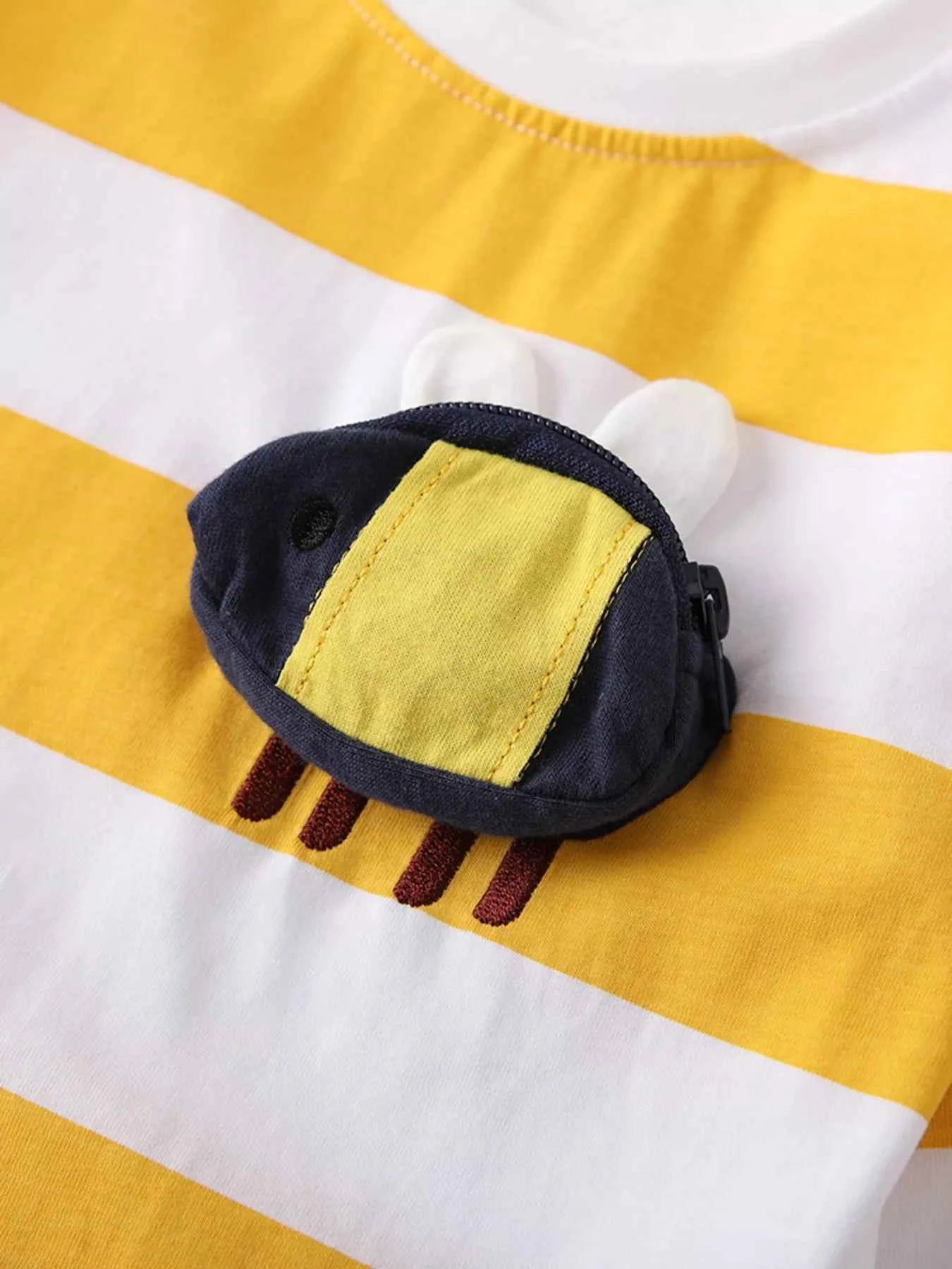 Children's Striped Top and Pants Set