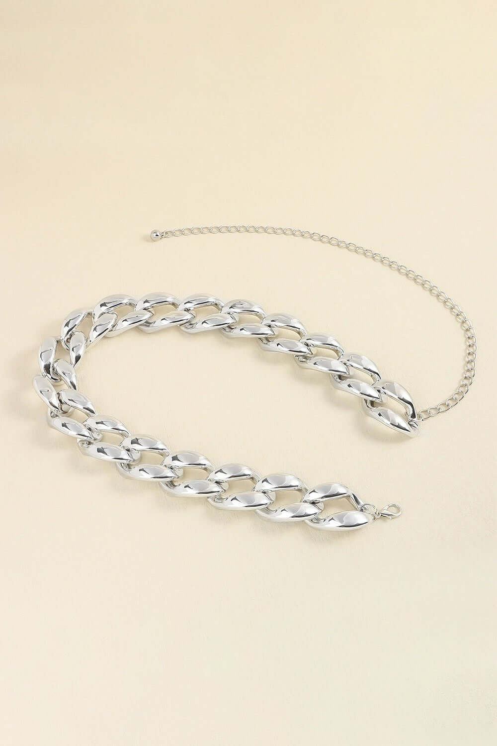 1.2" Width Acrylic Curb Chain Belt - Sugarz Chique Boutique