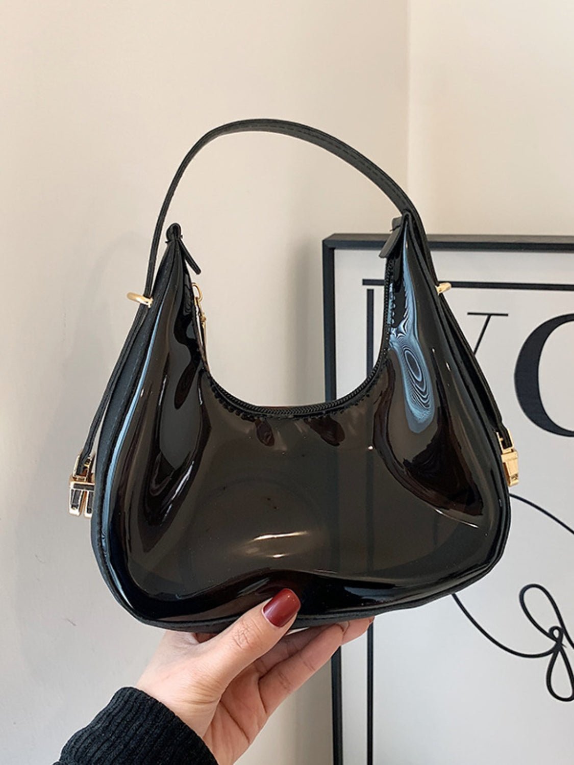 PU Leather PVC Shoulder Bag | Sugarz Chique Boutique