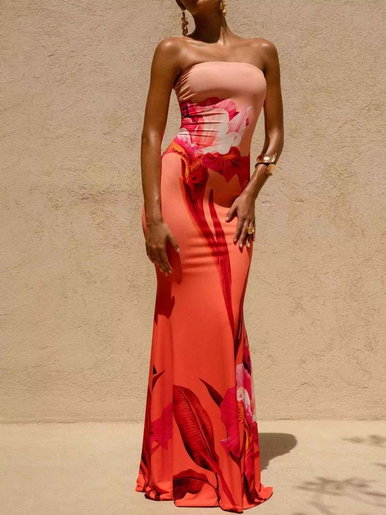 Tube Bodycon Maxi Dress