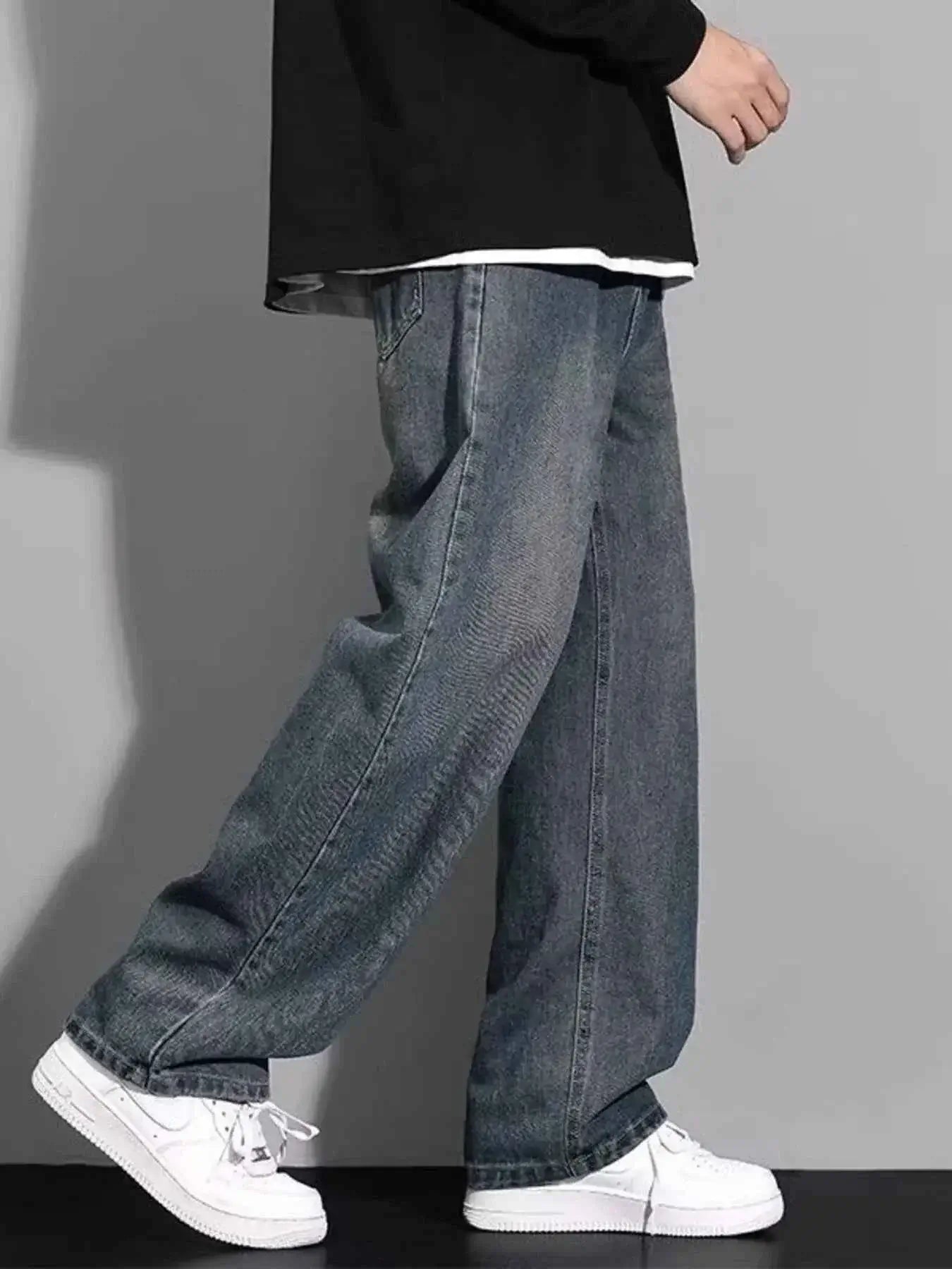 Men's Full Size Wide Leg Jeans Plus Size | Sugarz Chique Boutique