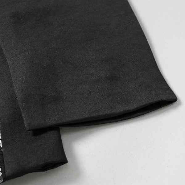 Mens Sequin Patchwork 1 Button Tuxedo Jacket