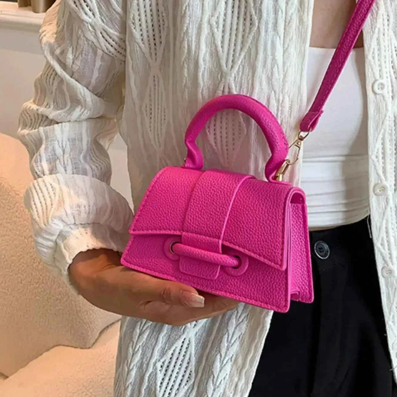 Mini Top Handle Crossbody Bag