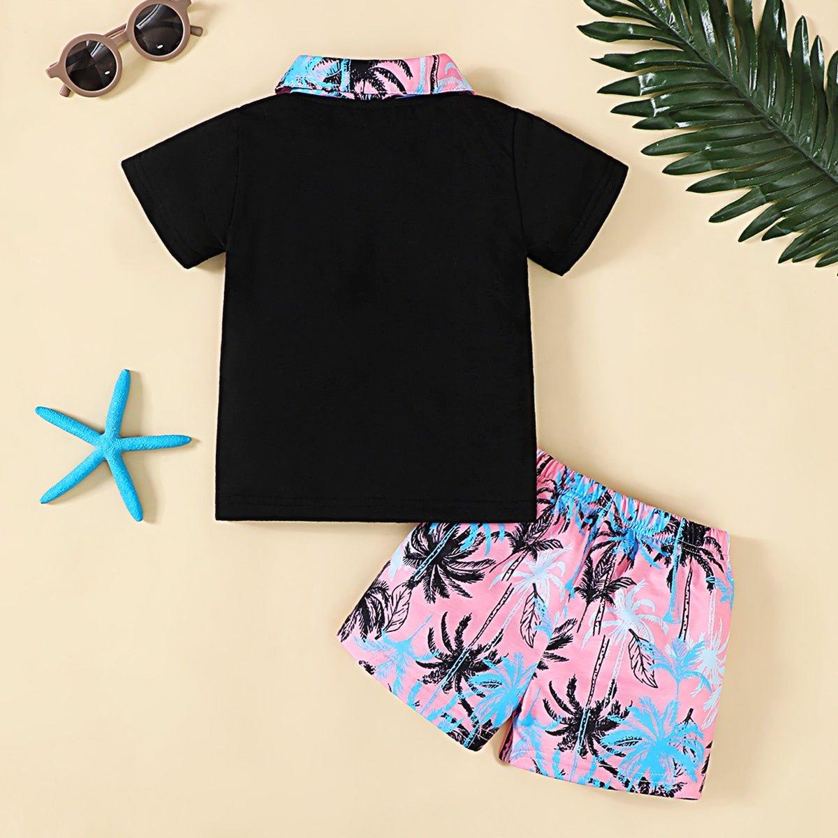 Tropical Short Sleeve Top and Shorts Set | Sugarz Chique Boutique