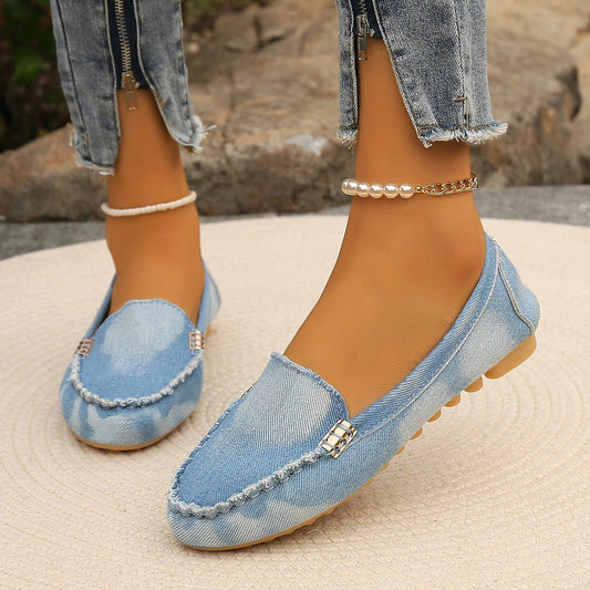 Round Toe Flat Loafers | Sugarz Chique Boutique