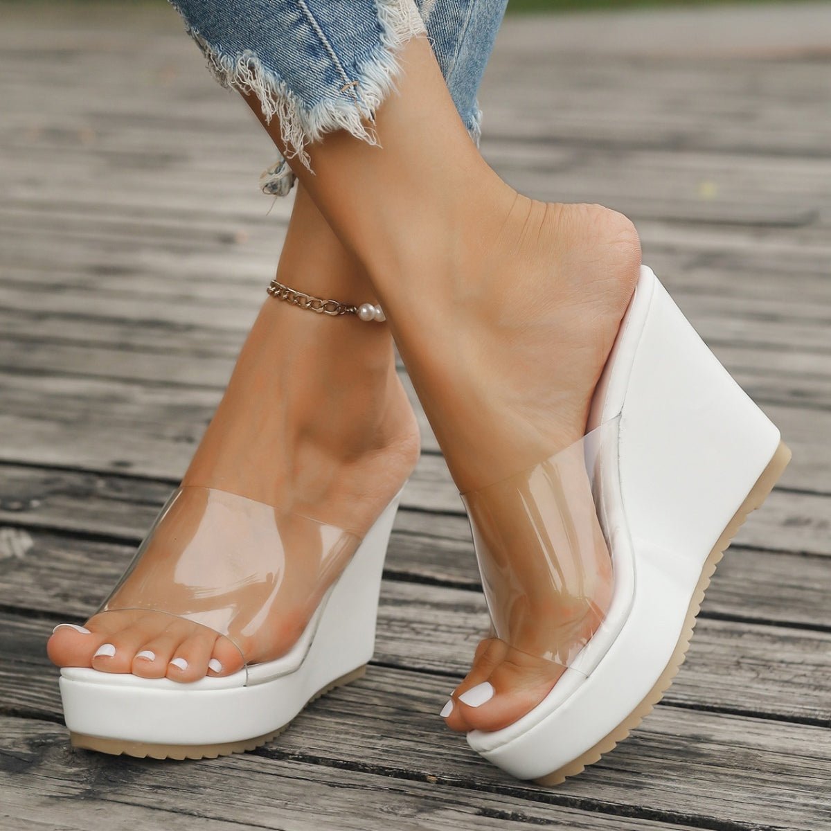 Open Toe Wedge Sandals | Sugarz Chique Boutique