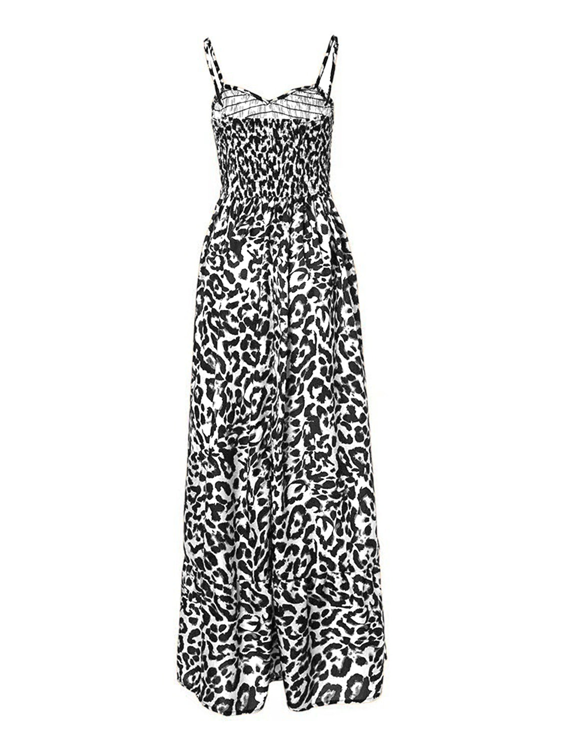 Leopard Sweetheart Neck Cami Dress | Sugarz Chique Boutique