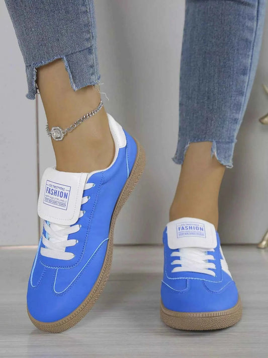 Round Toe Lace Up Sneakers | Sugarz Chique Boutique