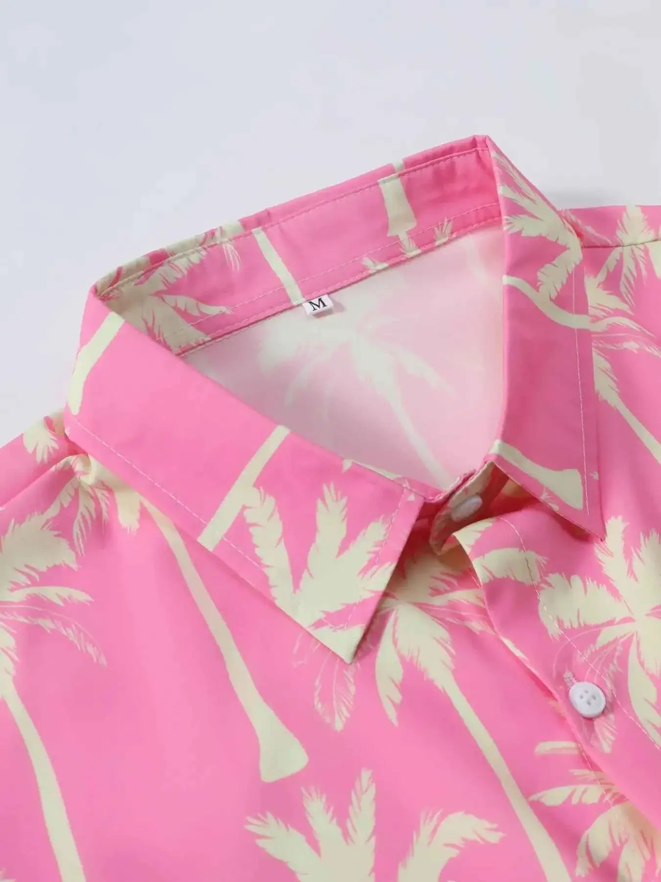 Men's Palm Tree Print Top and Shorts Summer Set | Sugarz Chique Boutique