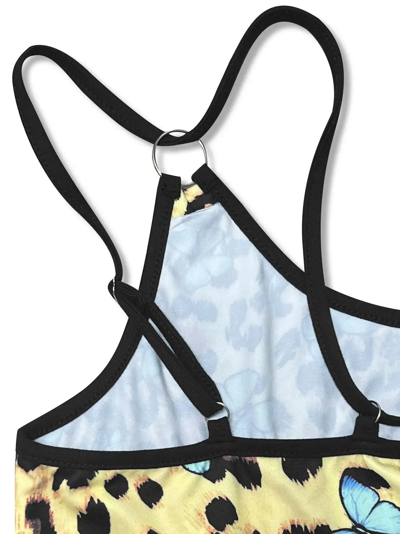 Leopard Print Butterfly Mini Cami Dress | Sugarz Chique Boutique