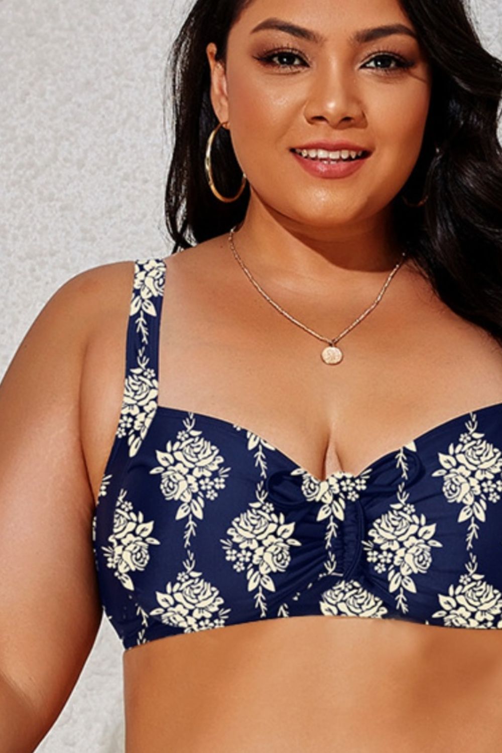 Plus Size Printed Wide Strap Two-Piece Swim Set | Sugarz Chique Boutique