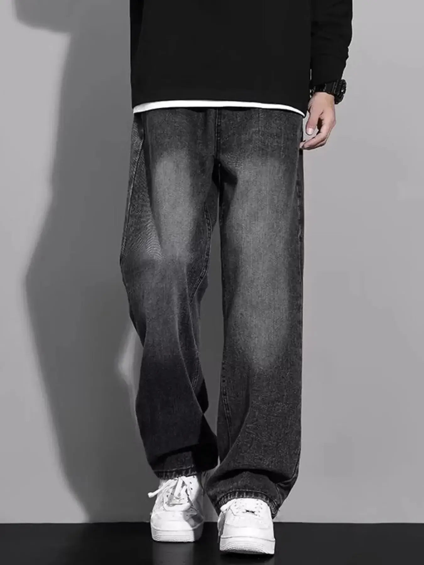 Men's Full Size Wide Leg Jeans Plus Size | Sugarz Chique Boutique
