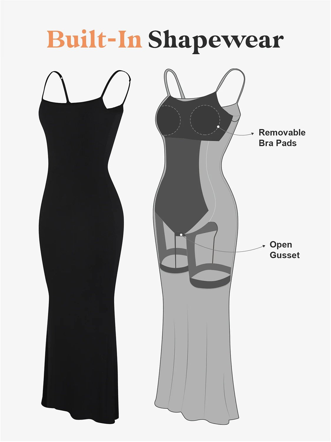 Basic Bae Built-In Shapewear Sleeveless Maxi Dress | Sugarz Chique Boutique