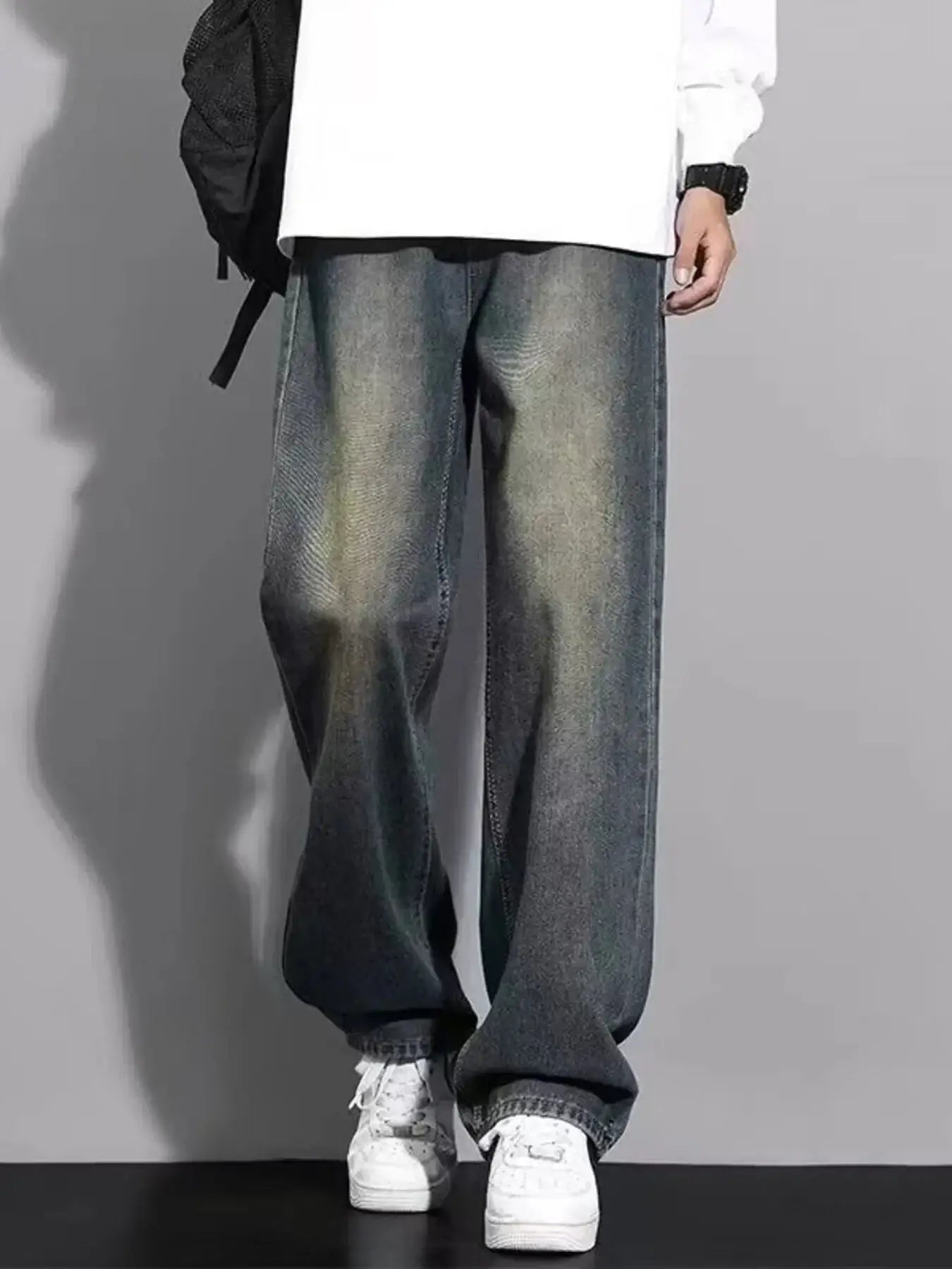 Men's Full Size Wide Leg Jeans Plus Size | Sugarz Chique Boutique