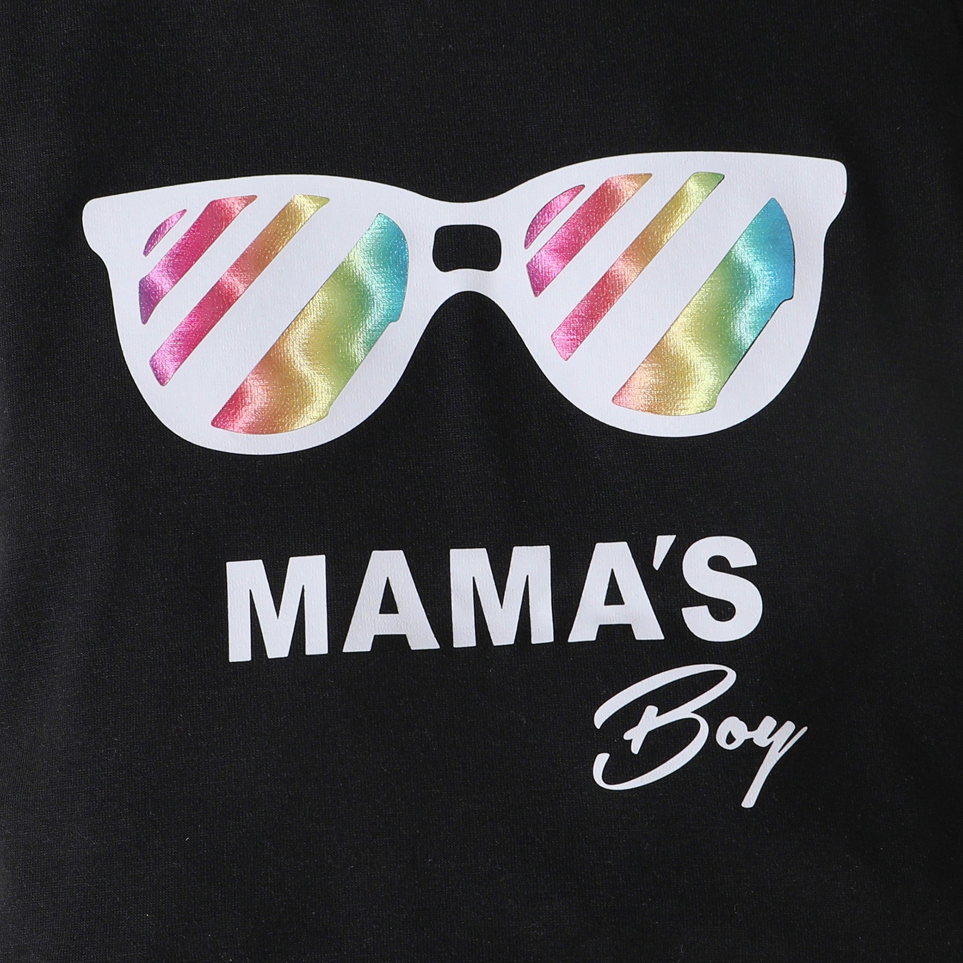 MAMA'S BOY Graphic T-Shirt and Camouflage Shorts Set | Sugarz Chique Boutique