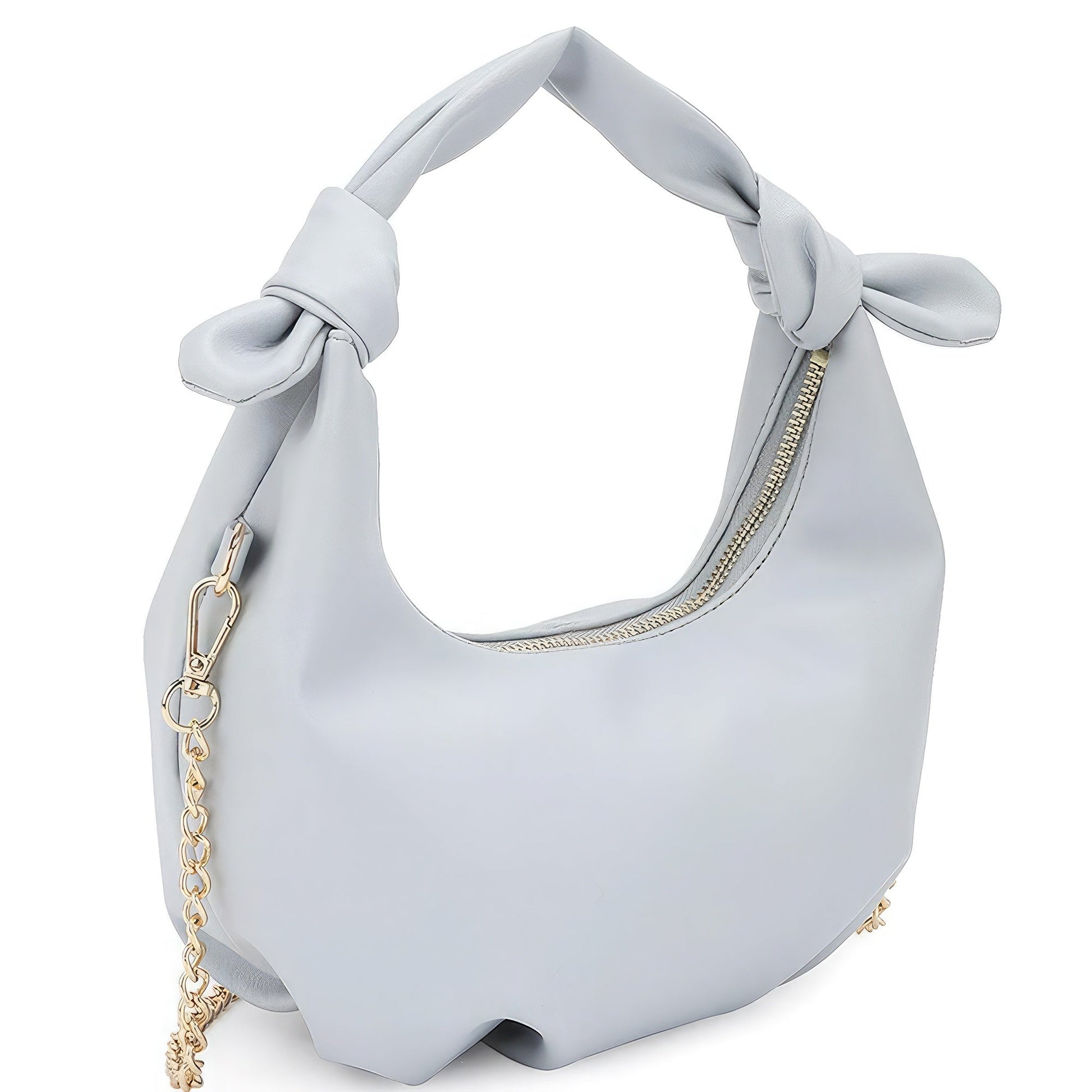 Smooth Round Handle Zipper Bag | Sugarz Chique Boutique