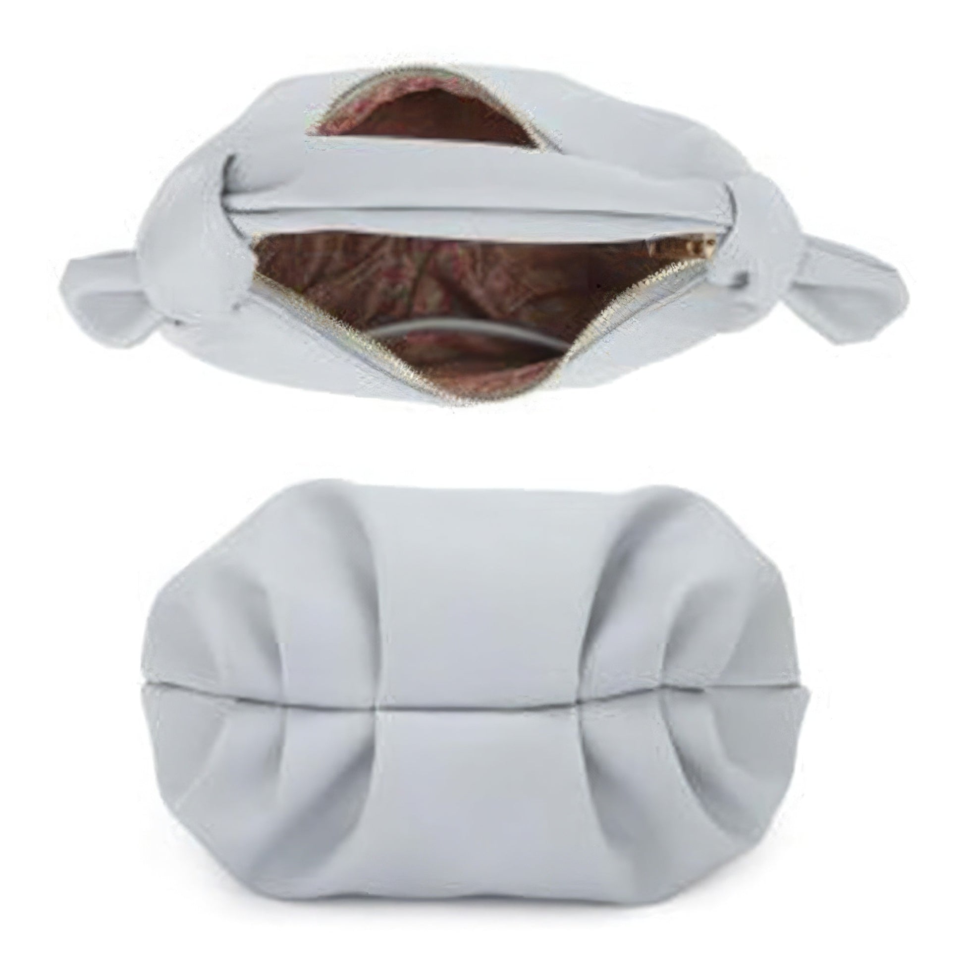 Smooth Round Handle Zipper Bag | Sugarz Chique Boutique