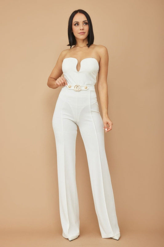 Cg Buckle And Button Detail Pants | Sugarz Chique Boutique