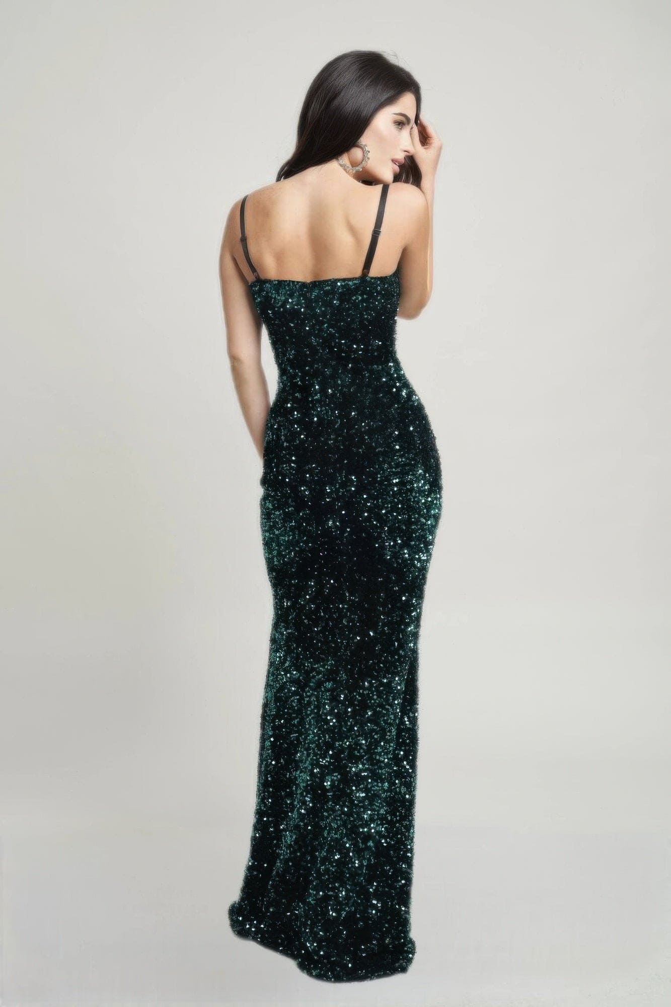 Cecily Teddy Velvet Corset Maxi Dress | Sugarz Chique Boutique