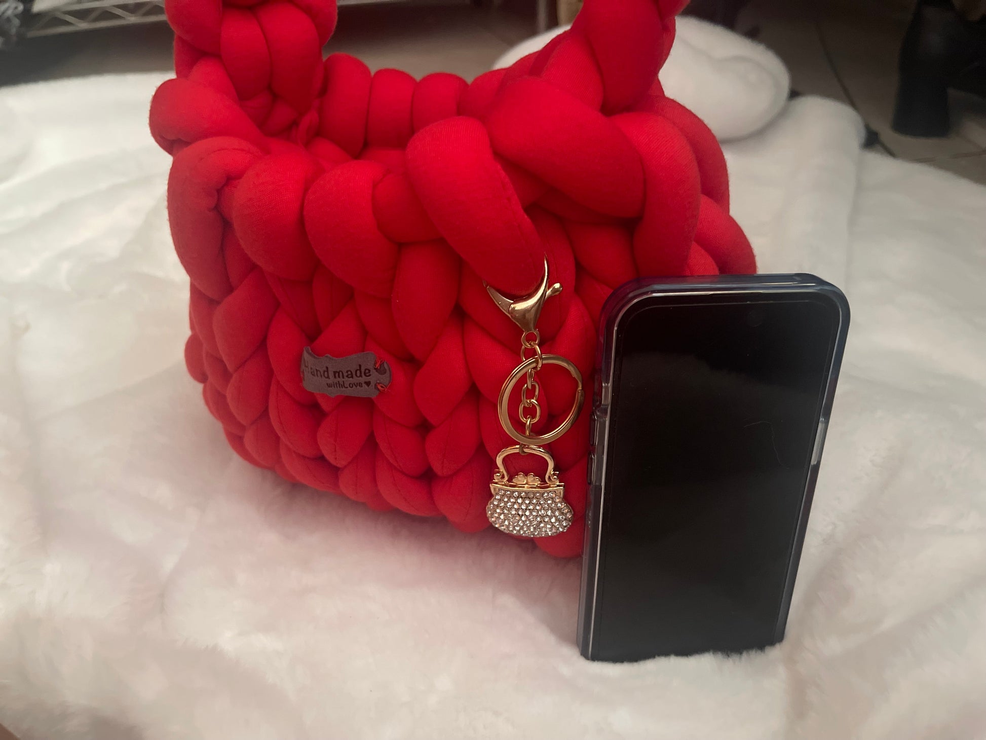 Crimson Luxe Bag | Sugarz Chique Boutique