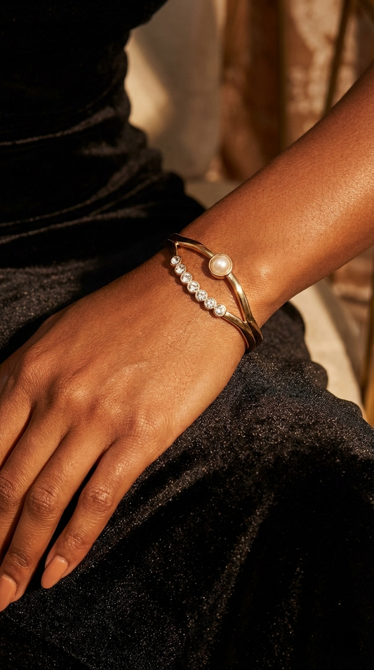 Gold cuff - Sugarz Chique Boutique 