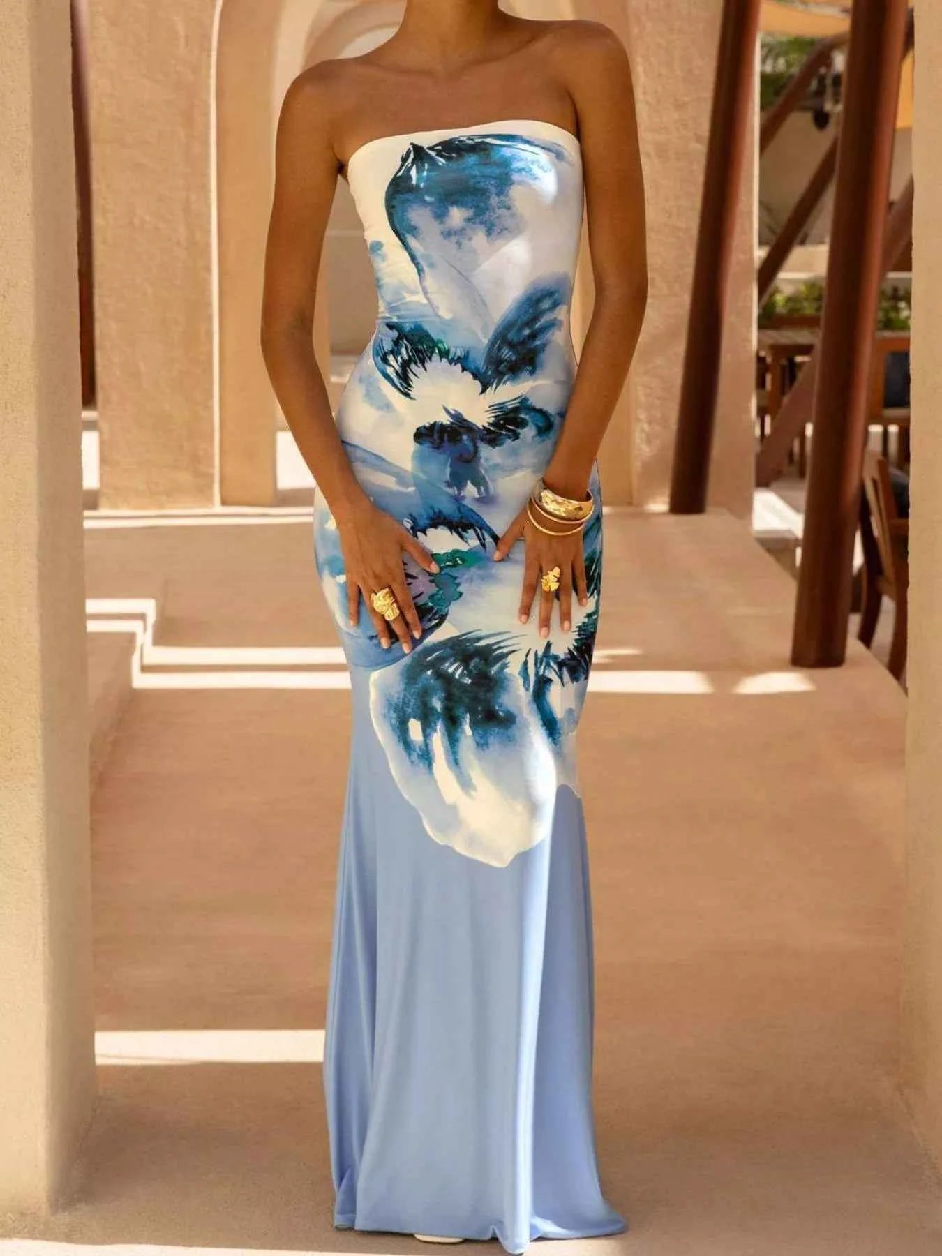 Tube Bodycon Maxi Dress