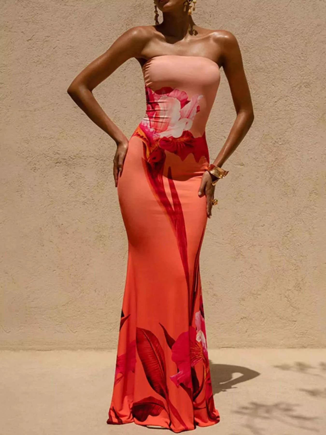 Tube Bodycon Maxi Dress