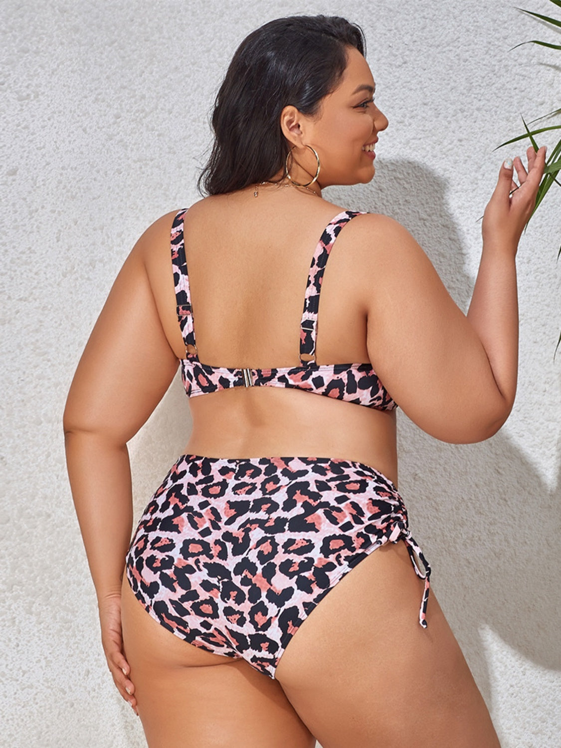 Plus Size Printed Wide Strap Two-Piece Swim Set | Sugarz Chique Boutique