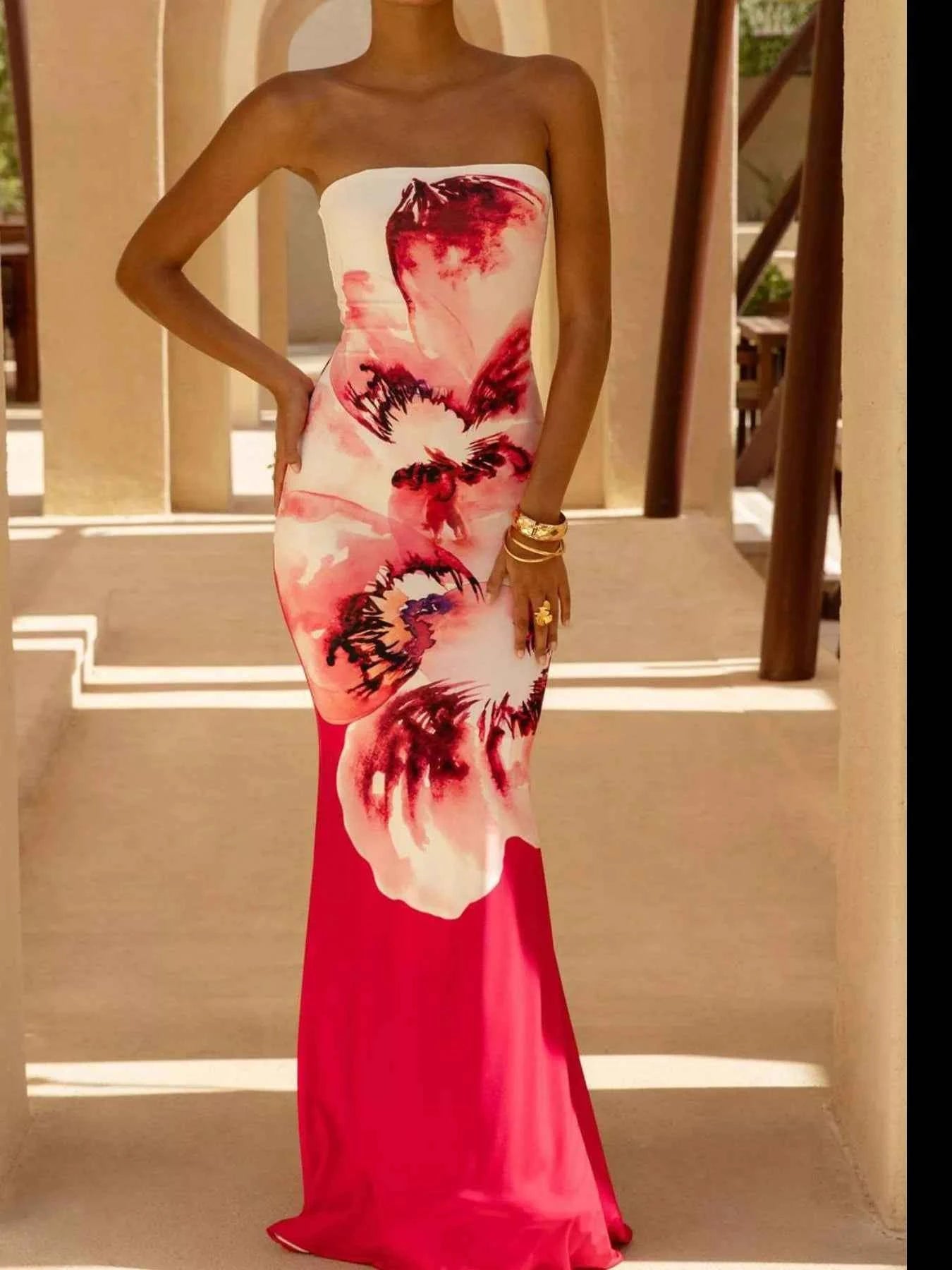 Tube Bodycon Maxi Dress