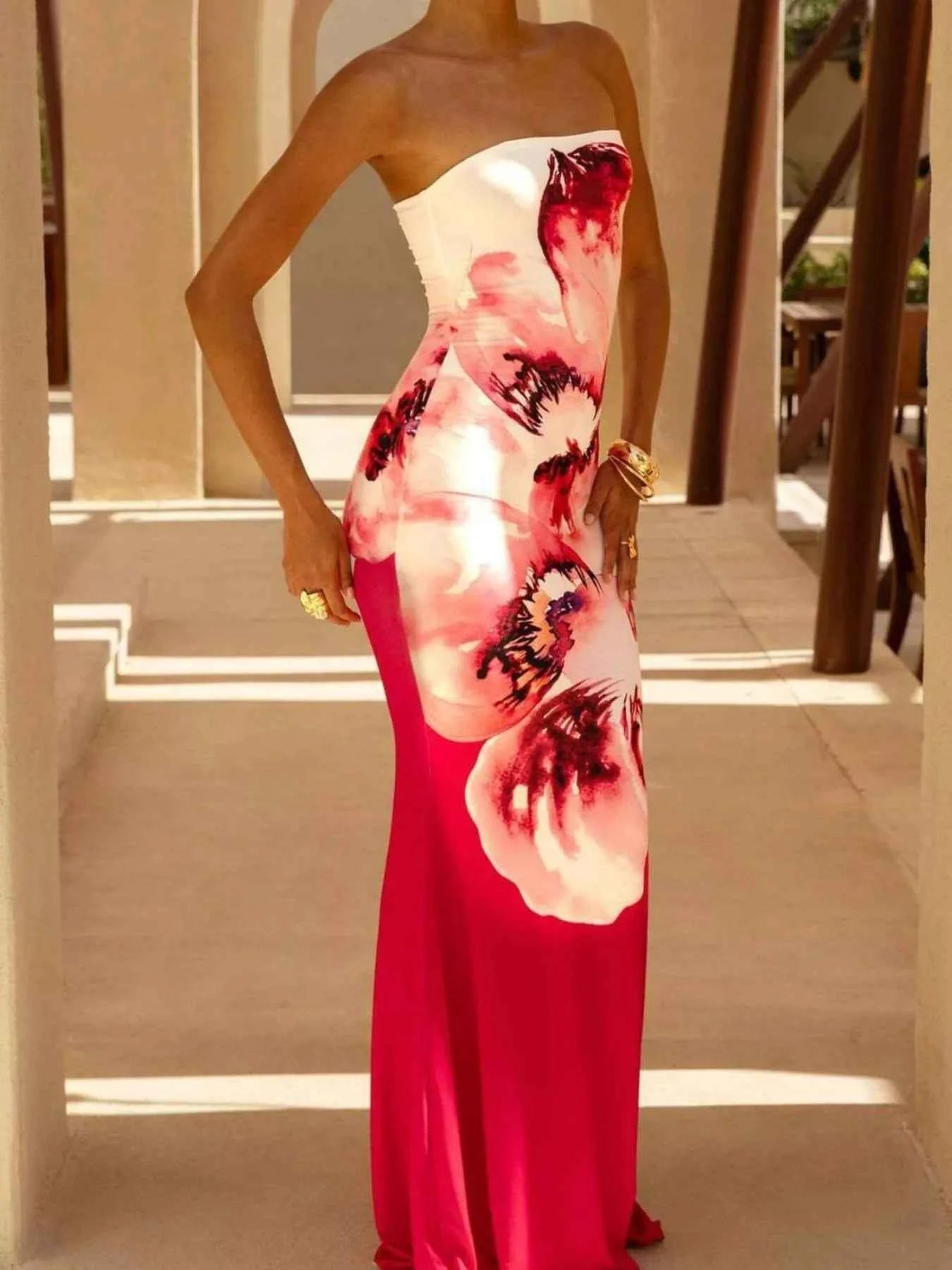 Tube Bodycon Maxi Dress