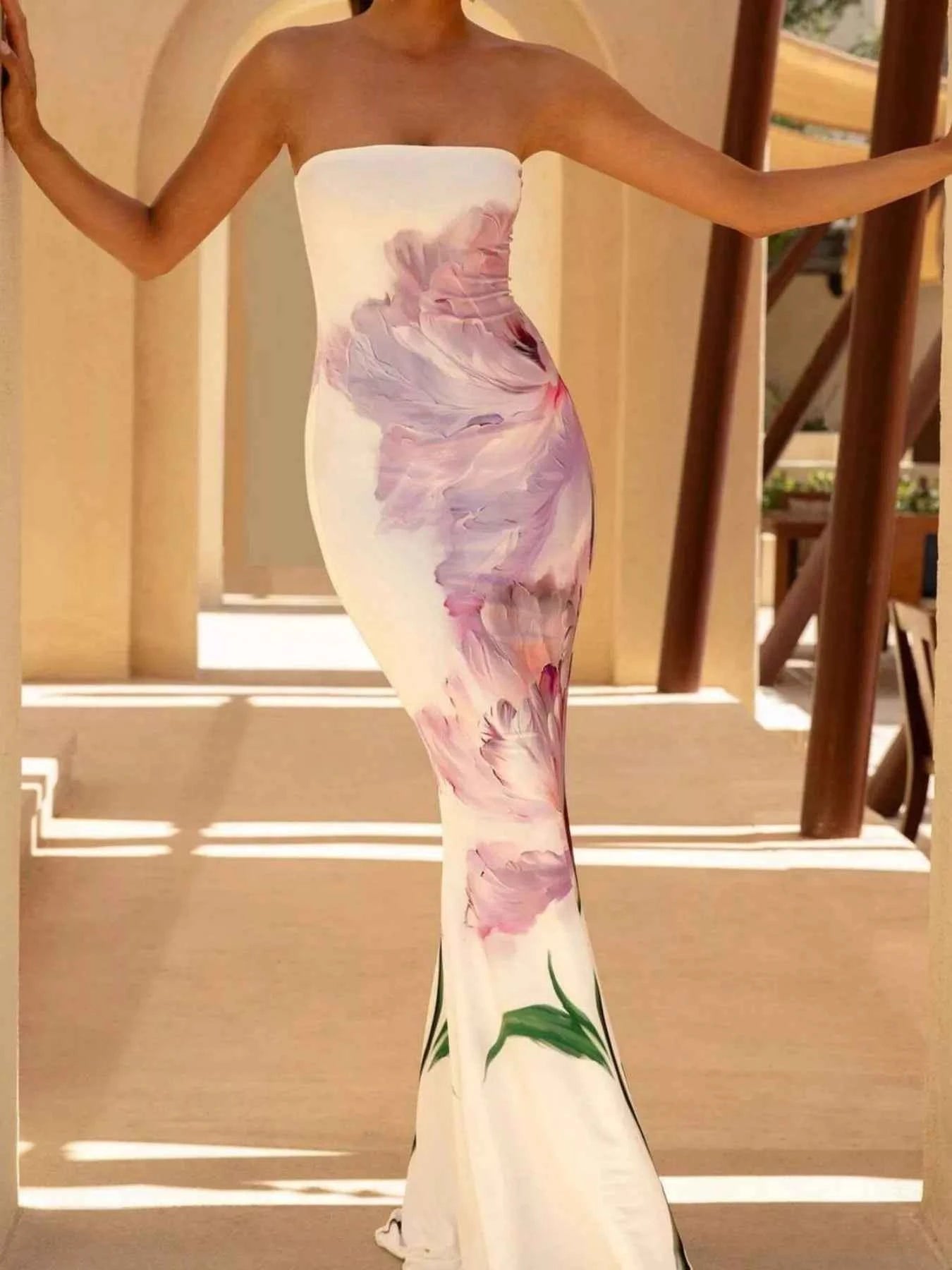 Tube Bodycon Maxi Dress