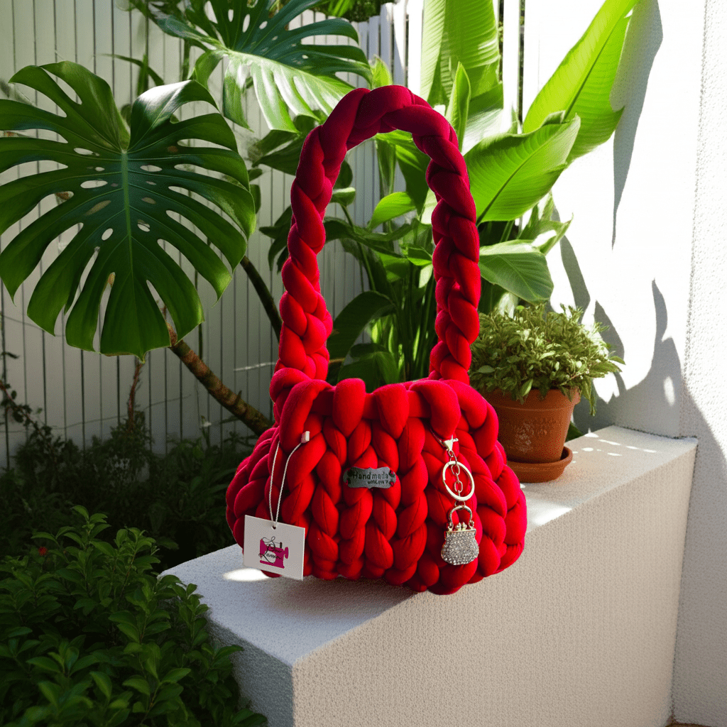 Crimson Luxe Bag | Sugarz Chique Boutique