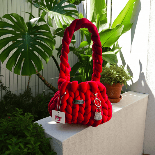 Crimson Luxe Bag | Sugarz Chique Boutique