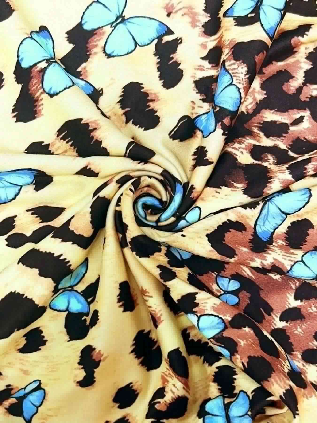 Leopard Print Butterfly Mini Cami Dress | Sugarz Chique Boutique