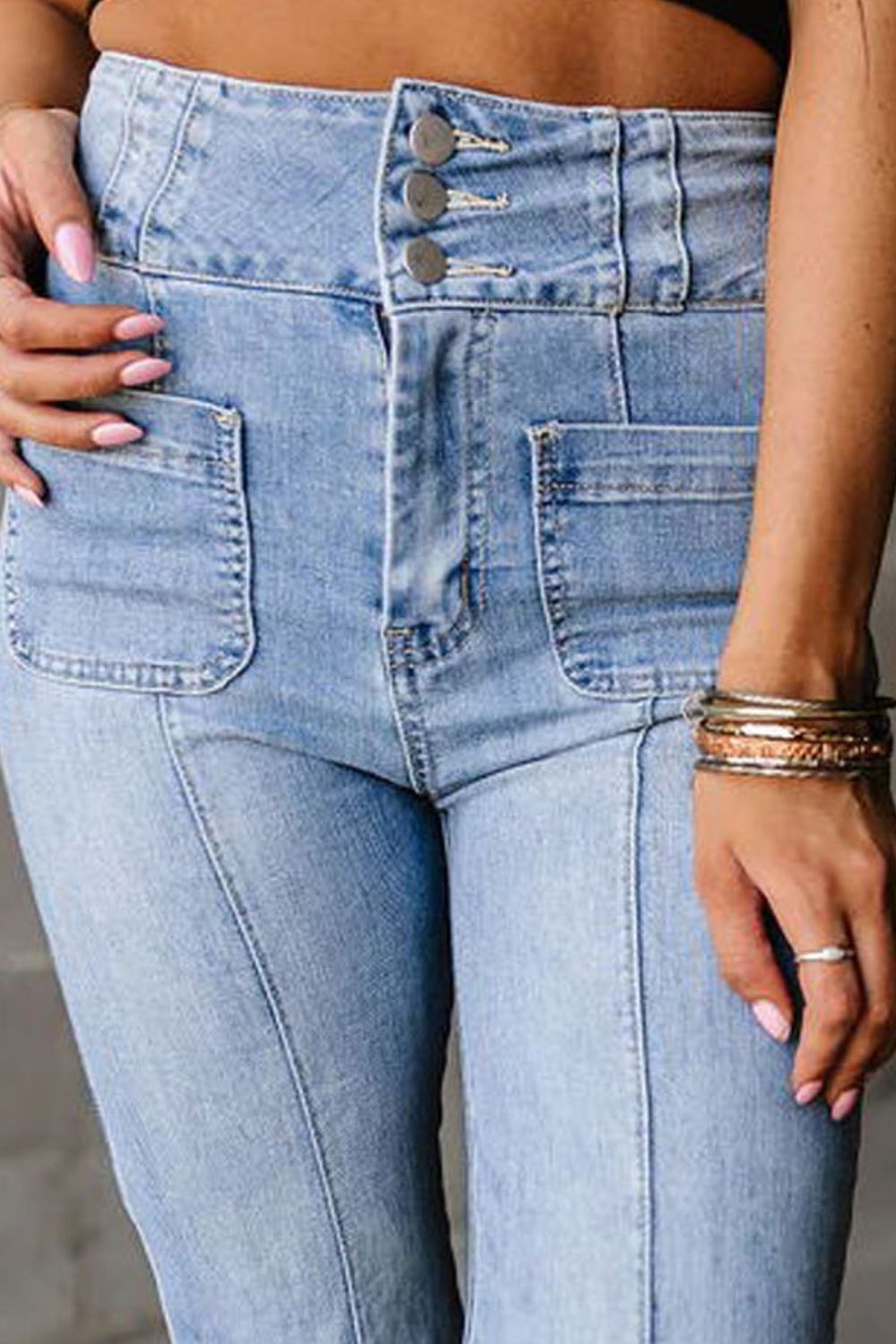 High Waist Bootcut Jeans | Sugarz Chique Boutique