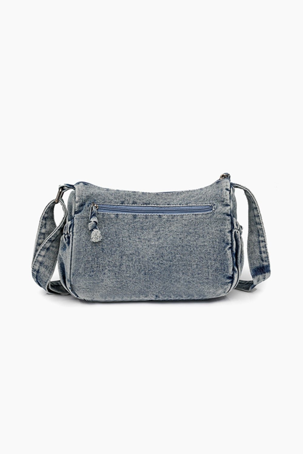 Adjustable Strap Denim Crossbody Bag | Sugarz Chique Boutique