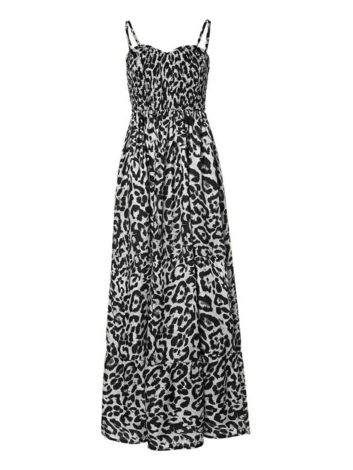 Leopard Sweetheart Neck Cami Dress | Sugarz Chique Boutique