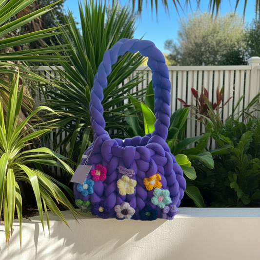 Violet Bloom Bag | Sugarz Chique Boutique