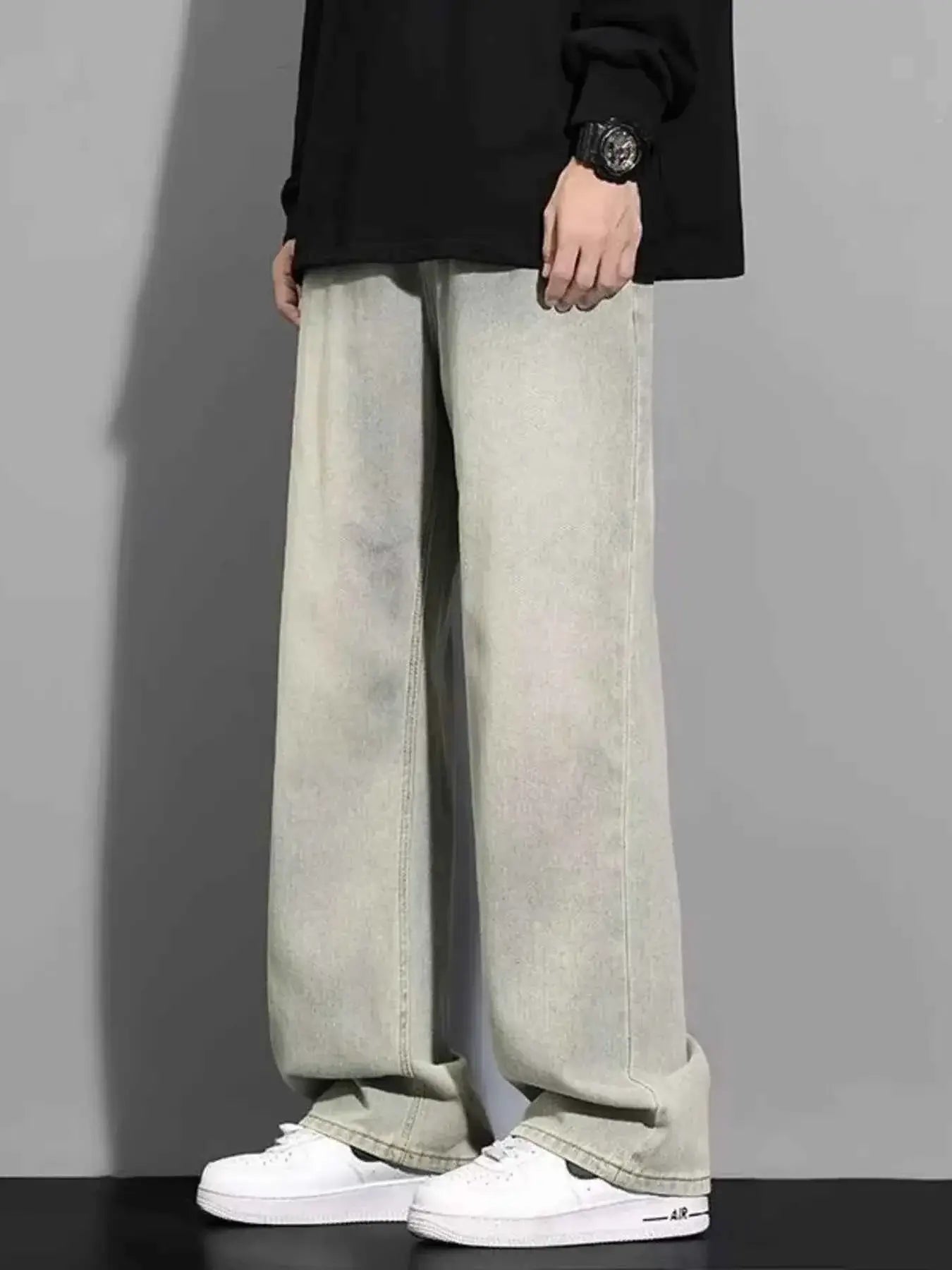 Men's Full Size Wide Leg Jeans Plus Size | Sugarz Chique Boutique