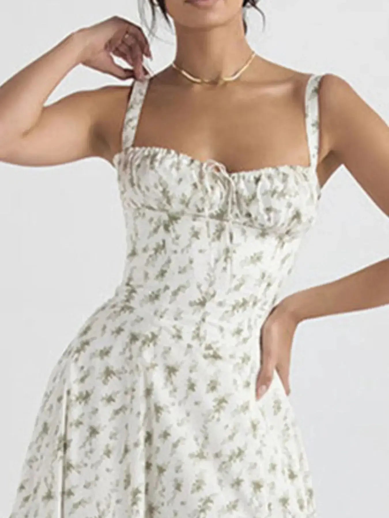 Full Size Slit Sweetheart Neck Cami Dress Plus Size - Sugarz Chique Boutique