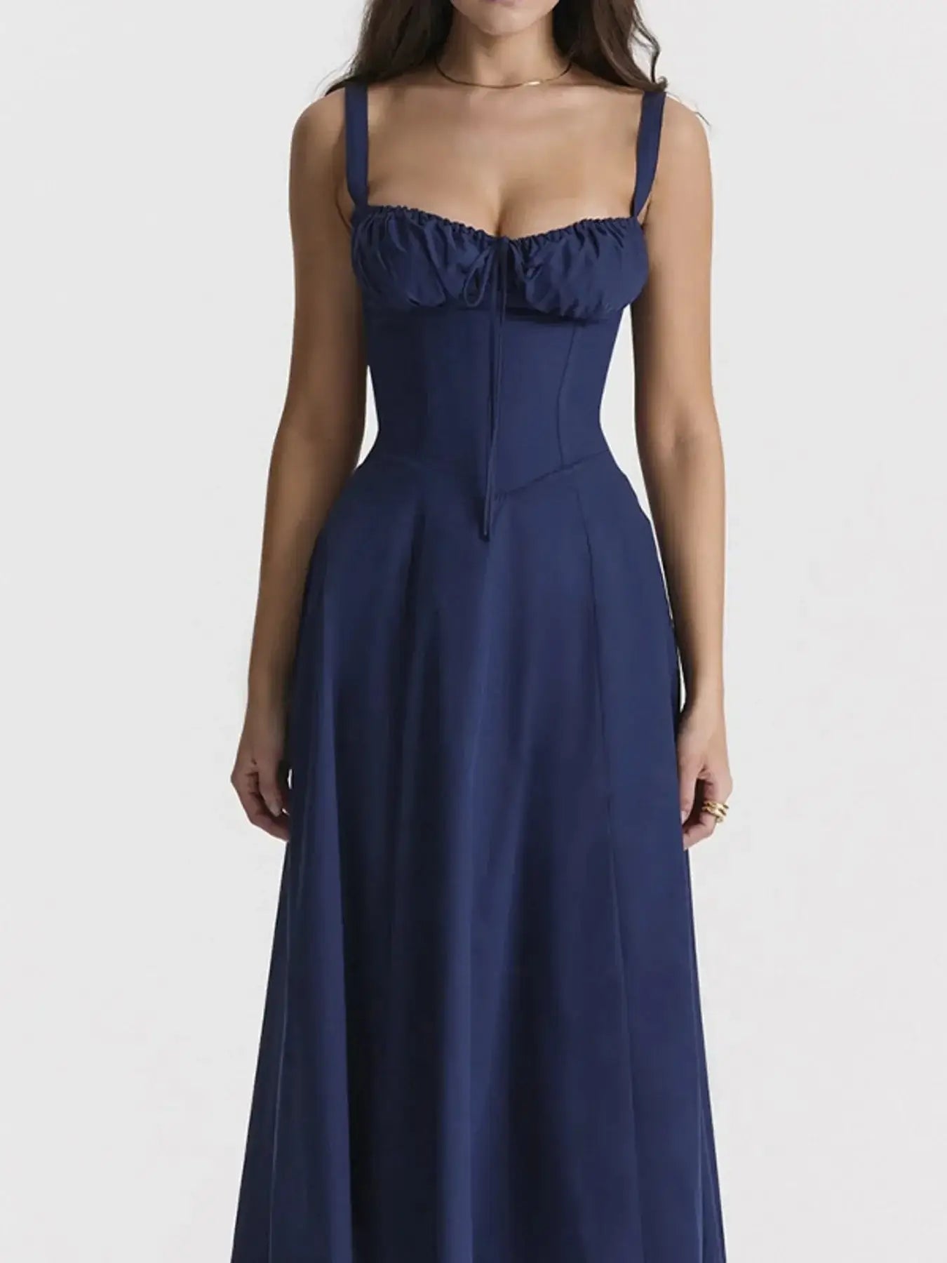 Full Size Slit Sweetheart Neck Cami Dress Plus Size - Sugarz Chique Boutique