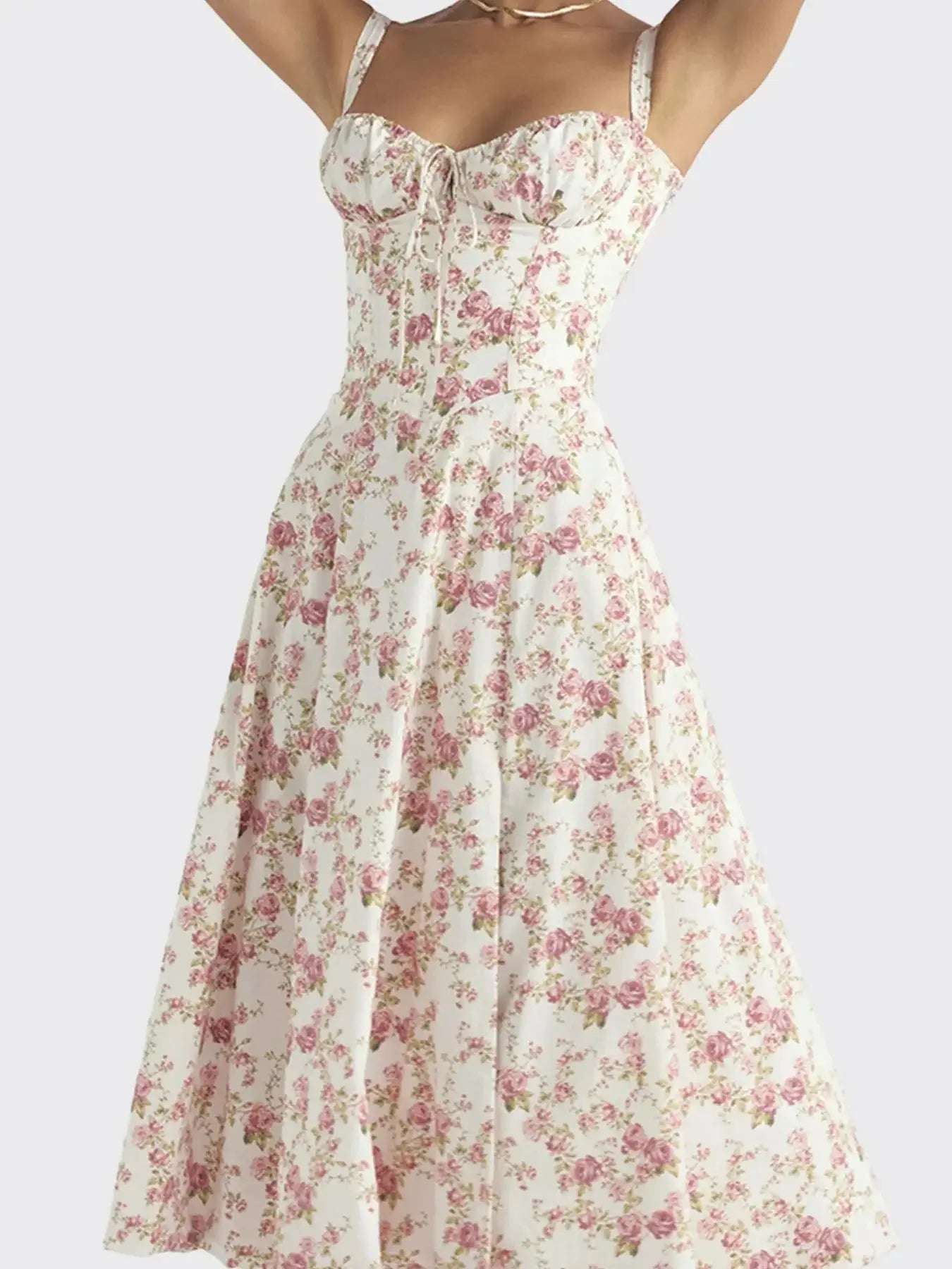 Full Size Slit Sweetheart Neck Cami Dress Plus Size | Sugarz Chique Boutique