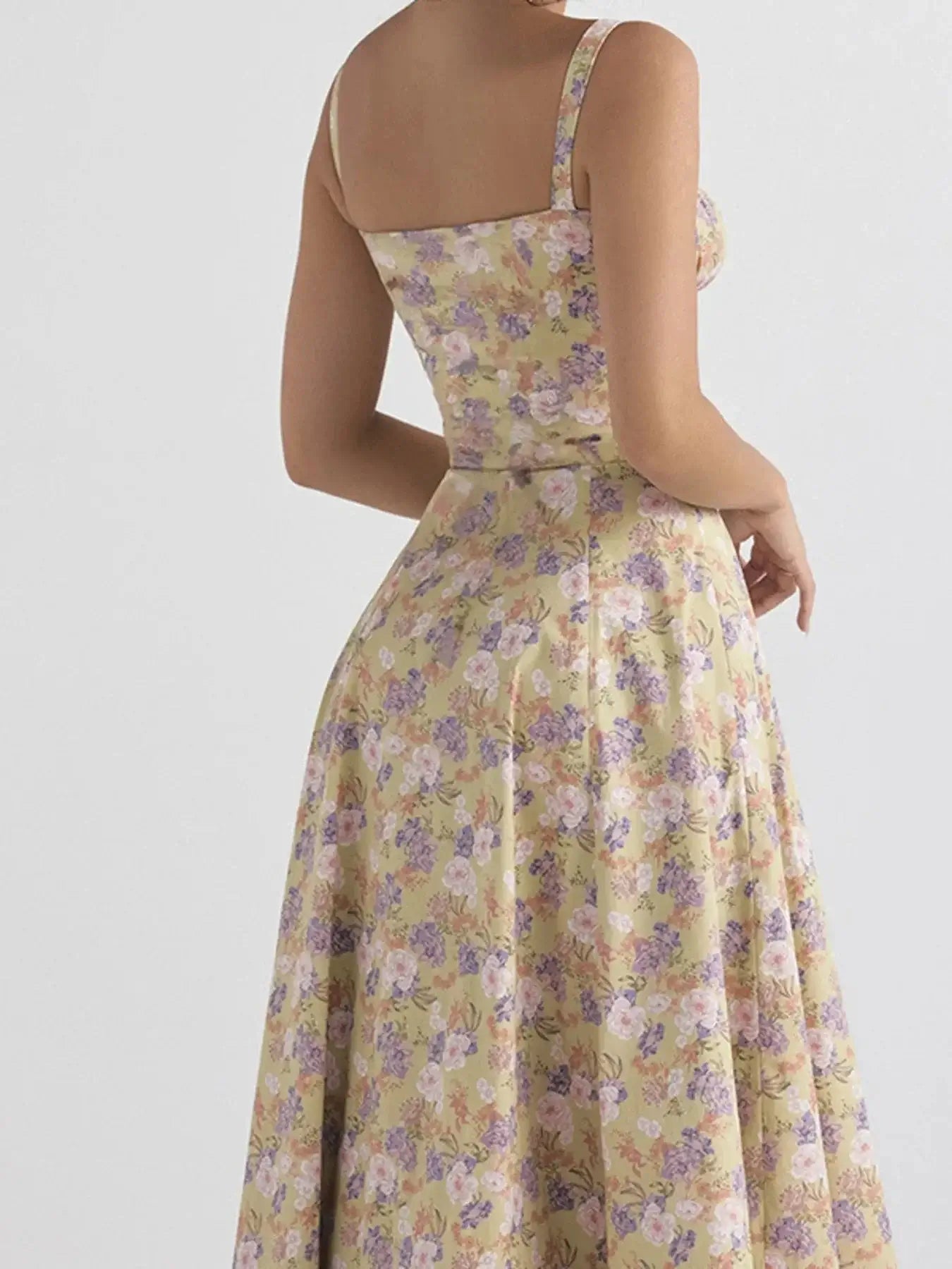 Full Size Slit Sweetheart Neck Cami Dress Plus Size - Sugarz Chique Boutique