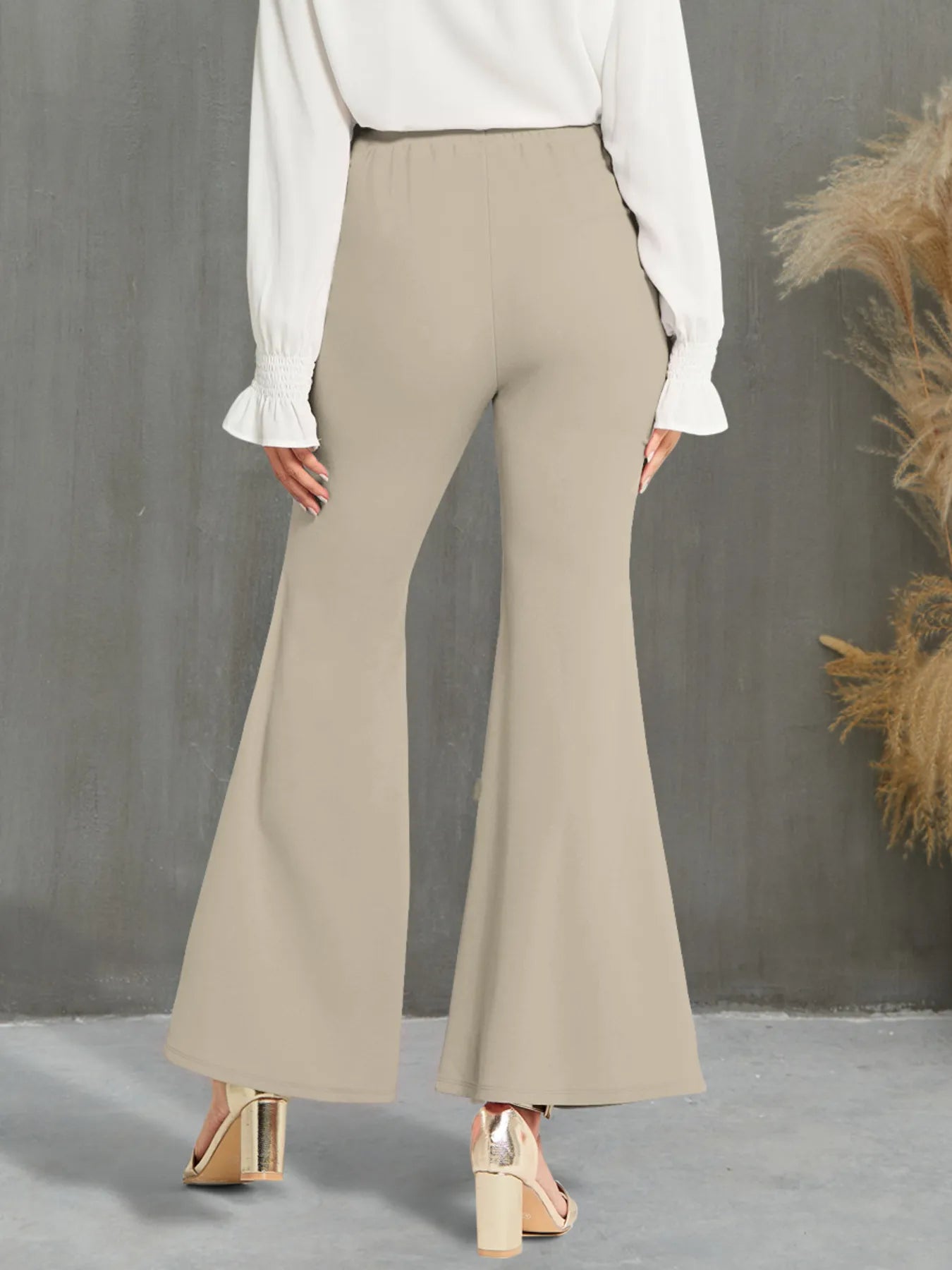 High Waisted Flare Pants - Sugarz Chique Boutique