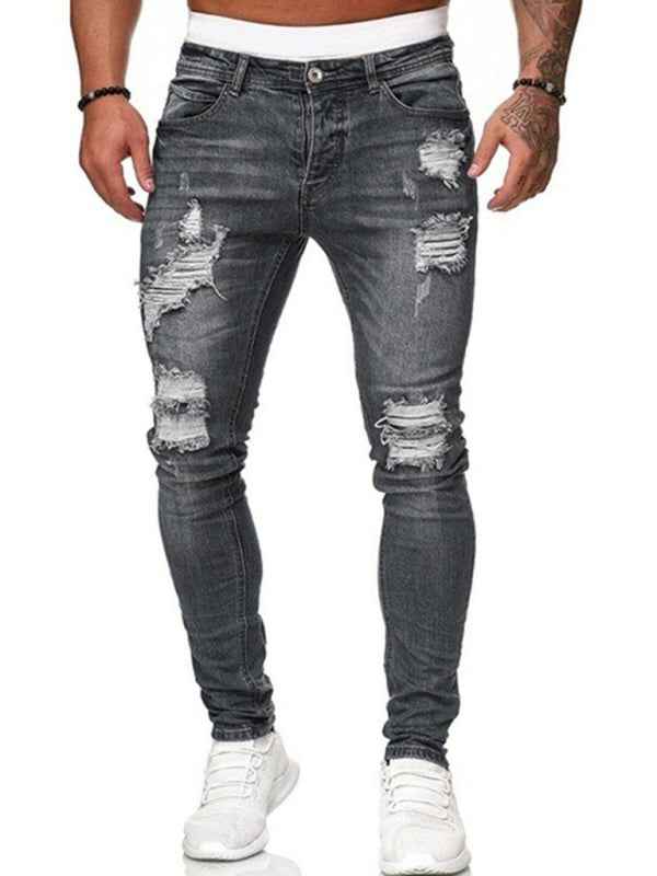 Men's Fashion Ripped Slim Skinny Jeans | Sugarz Chique Boutique