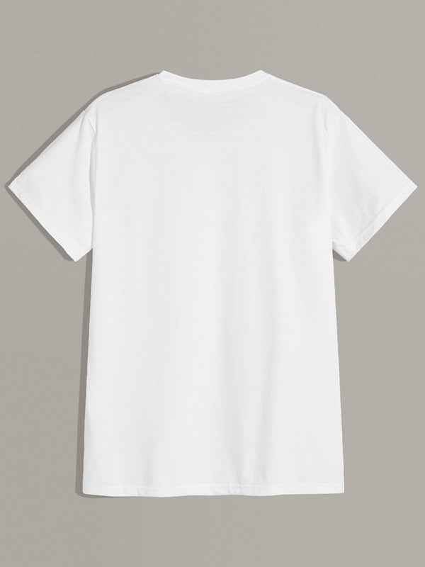Men's knitted casual short-sleeved T-shirt | Sugarz Chique Boutique