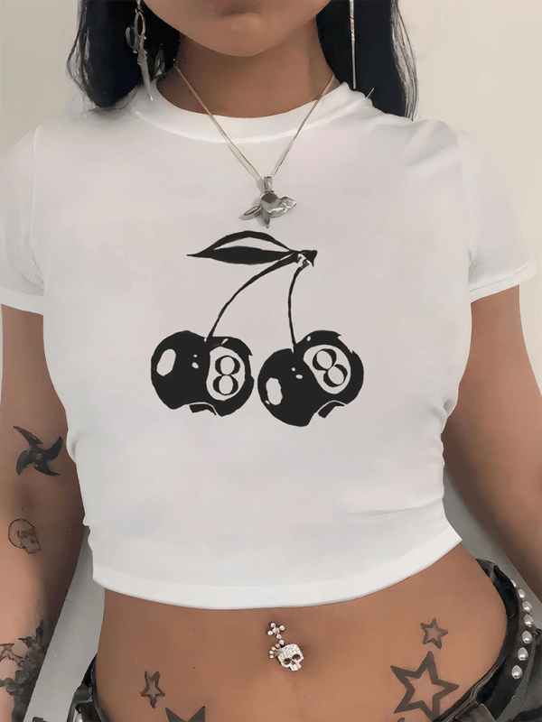 New personalized print Y2K top | Sugarz Chique Boutique